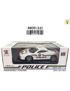 CAJA COCHE POLICIA R/C 7 FUNCIONES C/LUZ (12)(12)