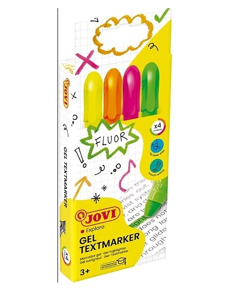 FLUORESCENTE GEL SOLIDO 4 COL.STDOS