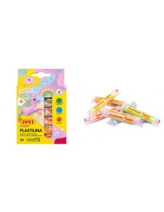 PLASTILINA 6 BARRAS 15G PASTEL COLORS