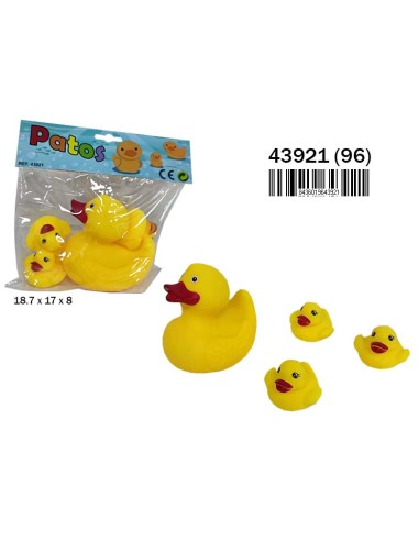 BOLSA SOLAPA MAMA PATO VINYL 3 PATITOS (24)(96)