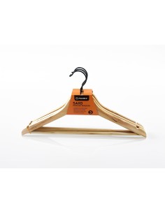 PERCHA MADERA NATURAL SAXO SET 3 * FSC®