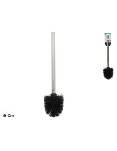 ESCOBILLA WC MANGO METAL 9,5 CM NEGRA