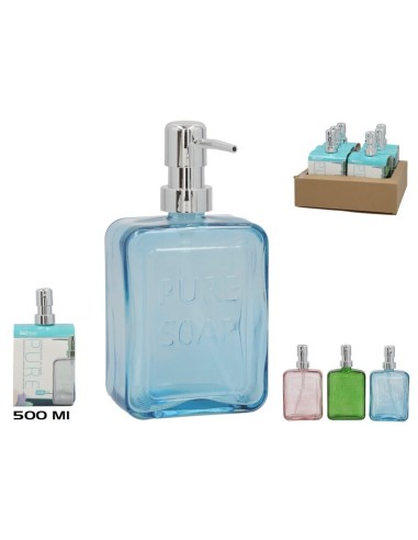 DISPENSADOR JABON PURE 500ML 3 SURT