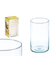 JARRON CRISTAL CILINDRO 12CM DIAM X 21CM