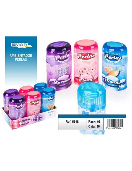 AMB. PERLAS 300 GR LAVANDA/MARINO/FLORAL