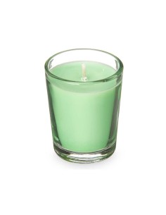 SET 6 VELAS VASO VIDRIO JAZMIN