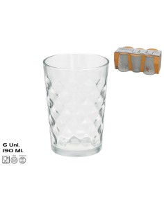SET 6 VASOS CRYSTAL 190 ML