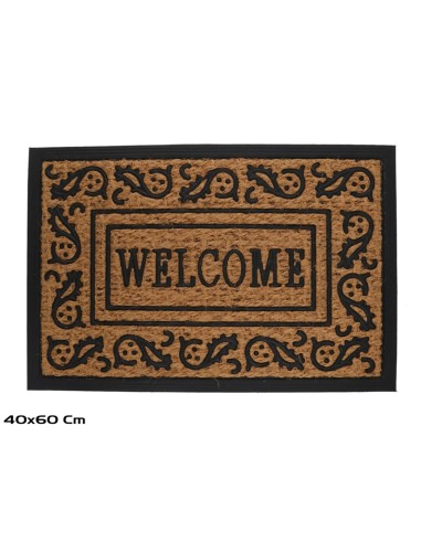 FELPUDO COCO 40X60CM WELCOME