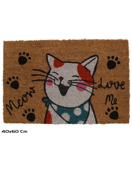 FELPUDO COCO 40X60CM GATO