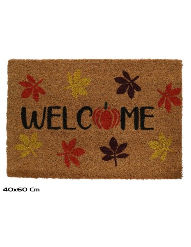 FELPUDO COCO 40X60CM HOJAS