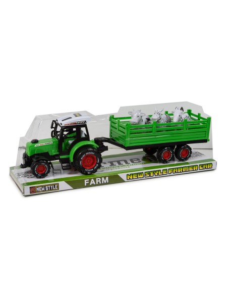 TRACTOR REMOLQUE  3 ANIMALES BURBUJA