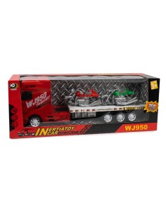 CAMION REMOLQUE 2 MOTOS HARLEY CAJA