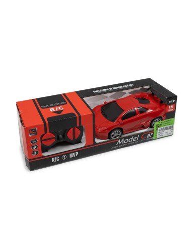 COCHE DEPORTIVO R/C 4 CANALES 2 COLORES