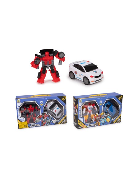ROBOT TRANSFORMABLE+COCHE CAJA