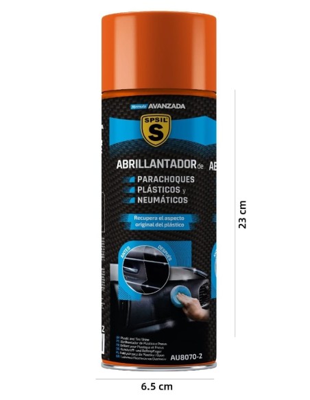 ABRILLANTADOR PLASTICO Y NEUMATICOS 450ML
