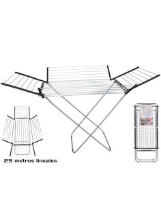 TENDEDERO 25M PLEGABLE ALUMINIO 175X55X110 CM