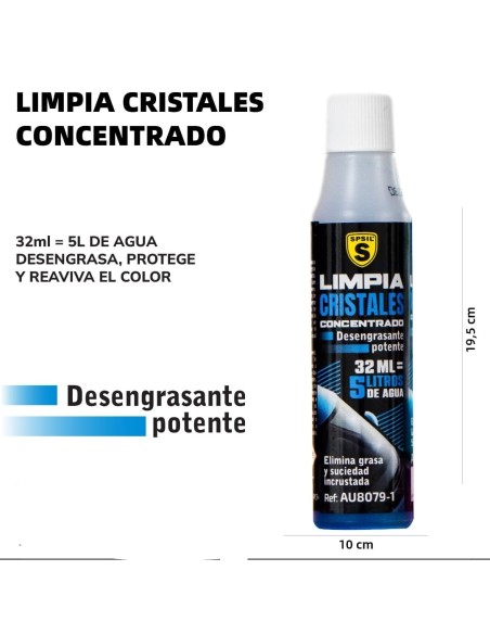 LIMPIACRISTALES CONCENTRADO DESENGRASANTE