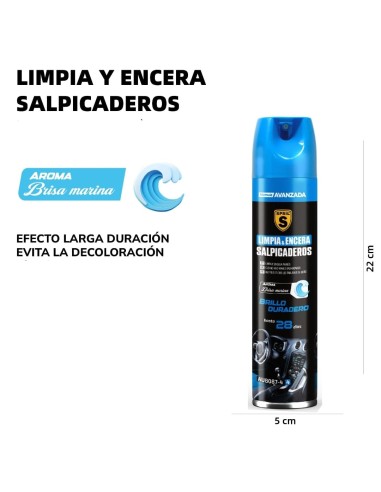 LIMPIA Y ENCERA SALPICADERO AROMA BRISA MARINA