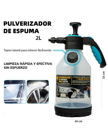 PULVERIZADOR DE ESPUMA PARA COCHE  2L
