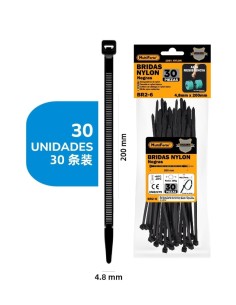 BRIDAS NYLON  4.8*200mm30PC