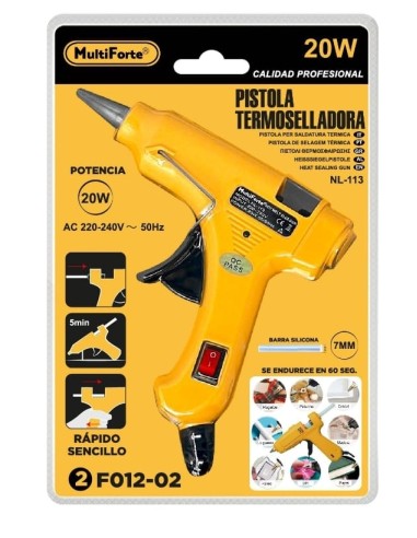 PISTOLA SILICONA 20W  220-240V