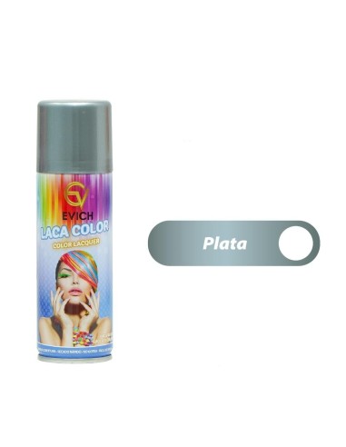 LACA EN SPRAY 125ML PLATA