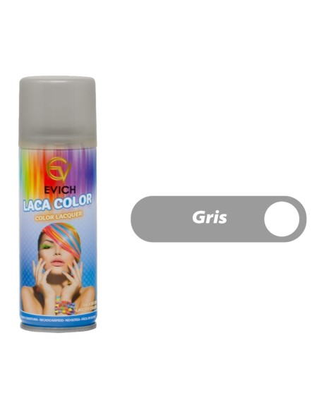 LACA EN SPRAY 125ML GRIS