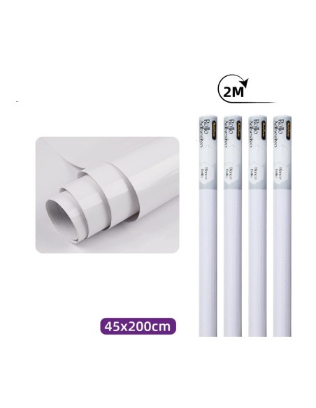 ROLLO ADHESIVO BLANCO BRILLO