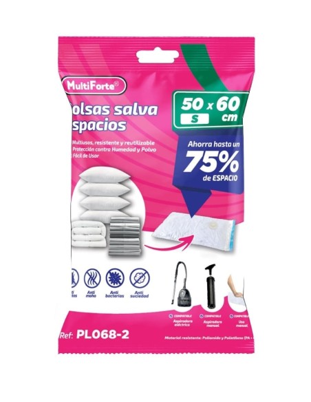 BOLSAS SALVA ESPACIOS DOBLE 50x60
