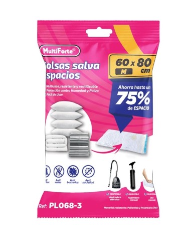 BOLSAS SALVA ESPACIOS DOBLE 60x80