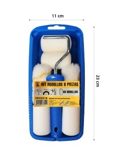 JUEGO DE RODILLOS 8PC