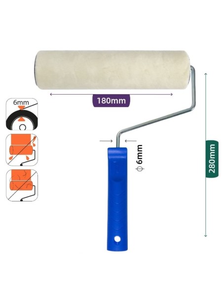 RODILLO LANA 18CM
