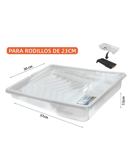 3 FUNDAS DESECHABLES PARA BANDEJA DE PINTURA 23CM