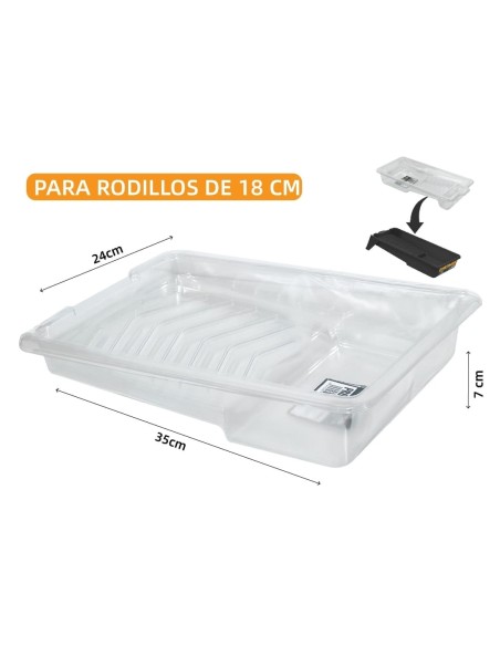 3 FUNDAS DESECHABLES PARA BANDEJA DE PINTURA 18 CM