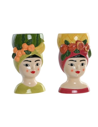 MACETERO CERAMICA 13X13X23 CHICA 2 SURT.