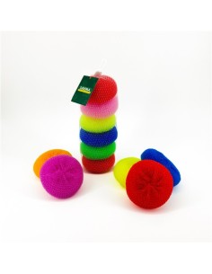 PACK 6 ESTROPAJO MALLA PAM MULTICOLOR