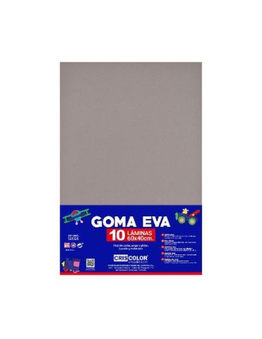 GOMA EVA 40X60CM GRIS PIEDRA