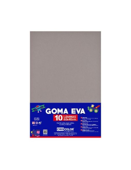 GOMA EVA 40X60CM GRIS PIEDRA