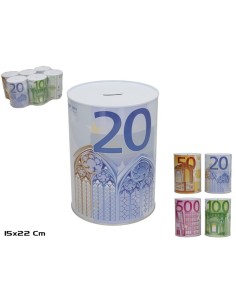 HUCHA METAL XXL EURO 15X22 CM