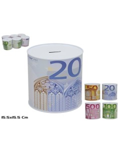 HUCHA METAL XL EURO 15X15 CM