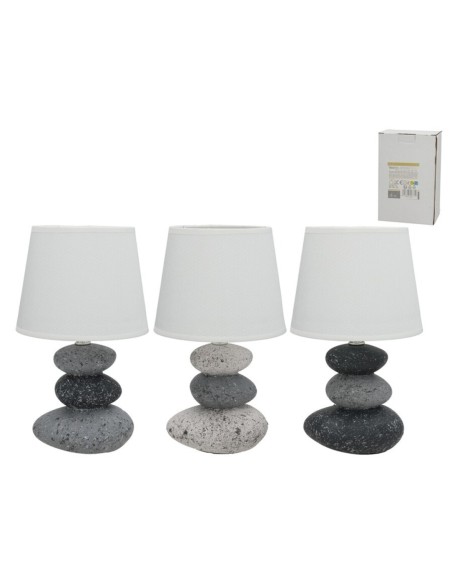 LAMPARA CERAMICA PIEDRYH 31CM 3 SURT.