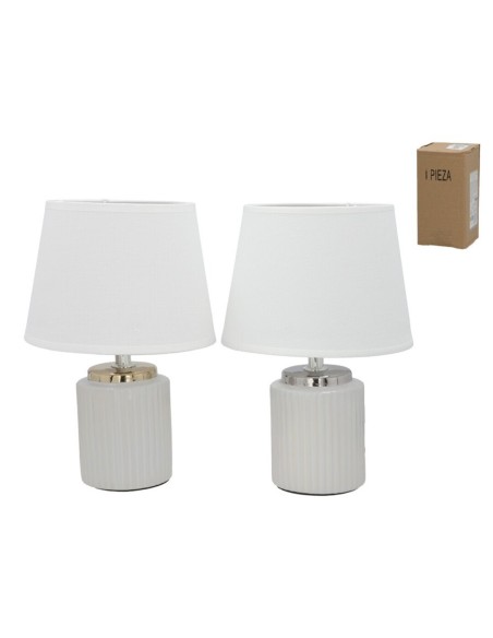 LAMPARA MESA IRUN 18X27CM 2 SURT.