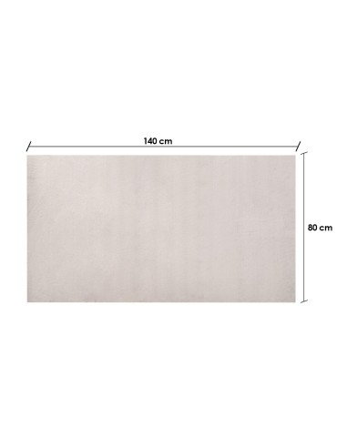 ALFOMBRA SOFT GRIS CLARO 80X140CM