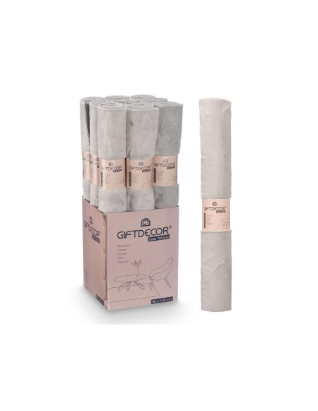 ALFOMBRA SOFT GRIS CLARO 80X140CM