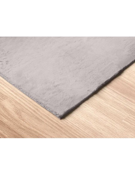 ALFOMBRA SOFT GRIS CLARO 80X140CM