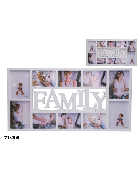 PORTAFOTOS MULTIPLE FAMILY 71X36 CM