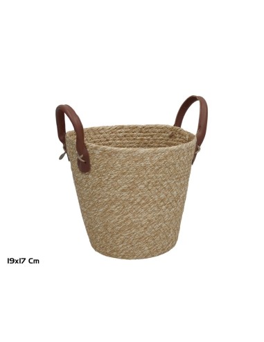 CESTA C/ASAS TERESA 19X17CM