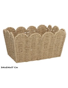 CESTA ELOISA 34X24X17CM NATURAL