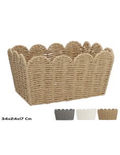 CESTA ELOISA 34X24X17CM 3 SURT.