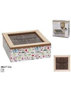 CAJA SET DE TE MARK 18X18X7 CM